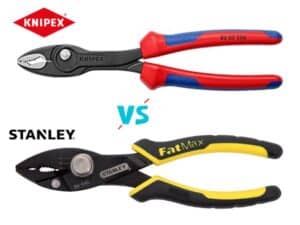Knipex twin grip vs Stanley Fatmax slip joint pliers